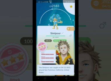 💧💧💧Evolving  💯IV Weather Boosted🌧️ Panpour to Simipour💧💧💧||Pokemon Go|| #shorts #pokemongo