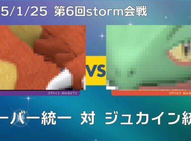【ポケモンSV】ブーバー統一VSジュカイン統一【第6回Storm会戦】