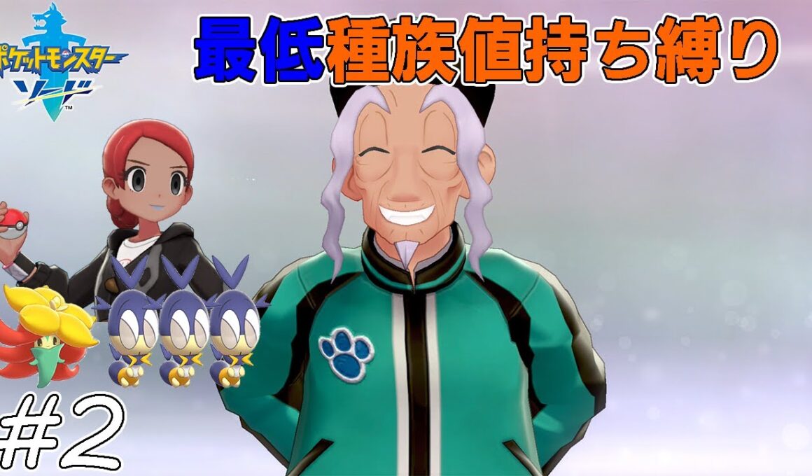 【ゆっくり実況】ポケモン（ソード）を最低種族値持ちだけでクリアする　part2【ポケモン剣盾】