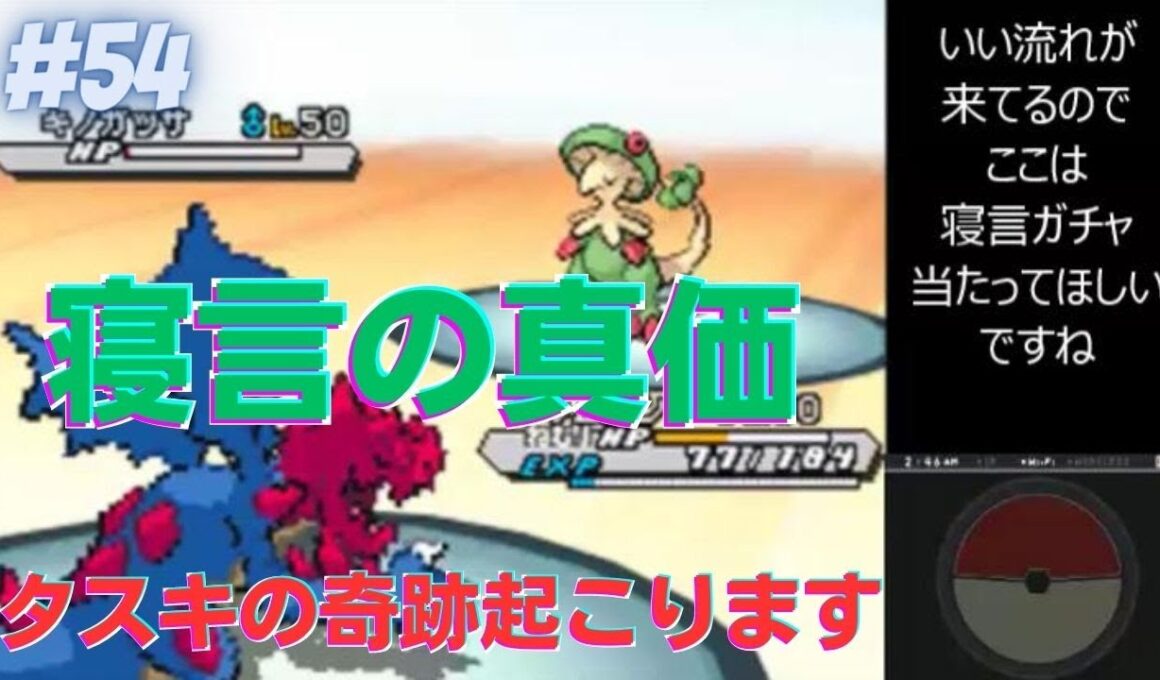 ポケモンＢＷオンライン対戦その54　ランクルスの持ち物