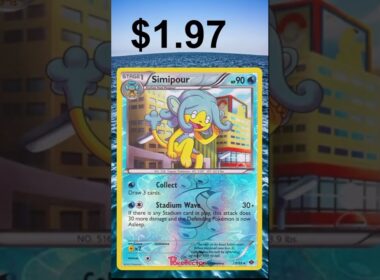 Top 5 Most Expensive Simipour Cards! #fyp #pokemon #shorts #cool #top5 #top10 #love #tcg #ten #five