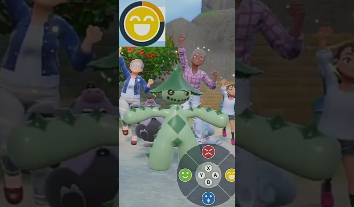 【ノクタス】ポケモンエクササイズ【パルデア図鑑No.253】#Shorts #pokemon