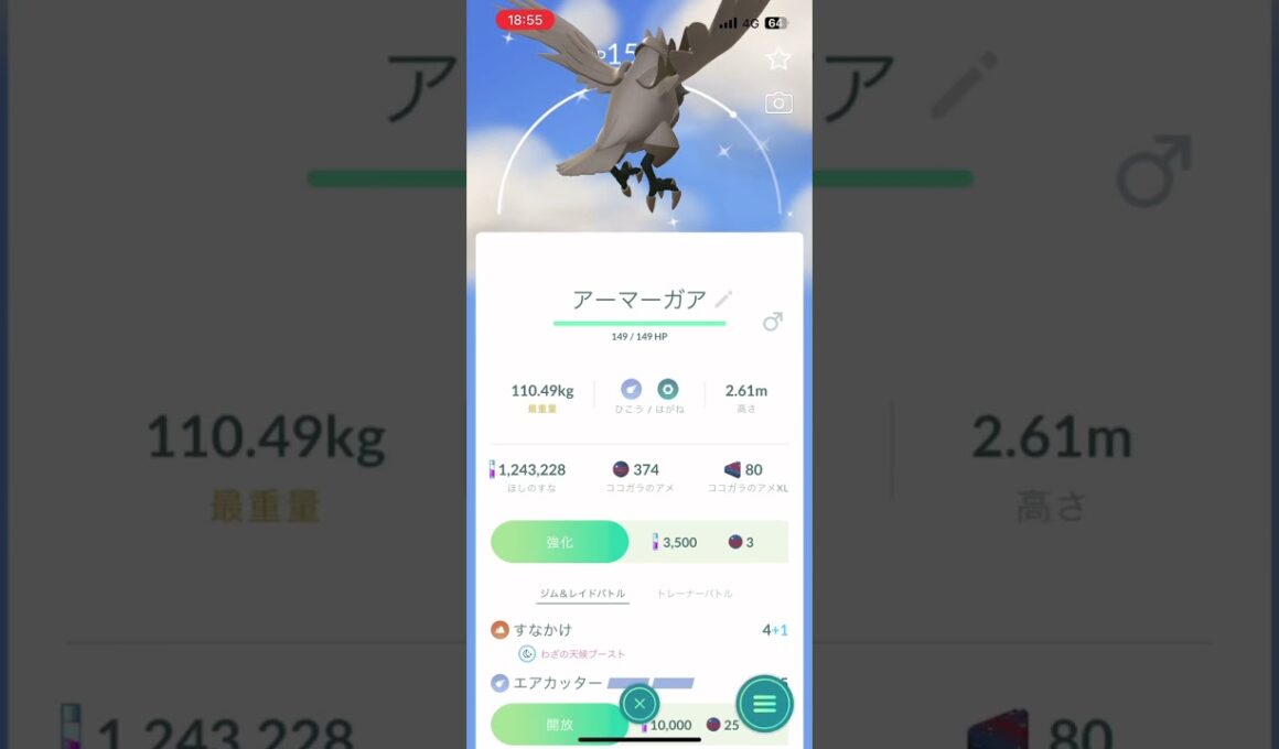 #Pokémon GO #色違いアーマーガア　#ポケモンゴー