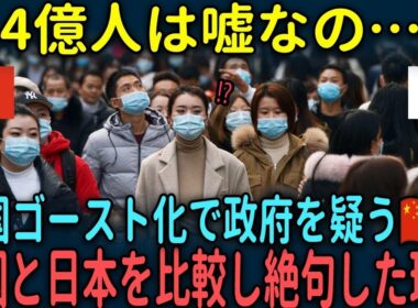 【海外の反応】「14億人は嘘なの…?」中国ゴースト化で政府を疑う中国人が中国と日本を比較し絶句した理由【総集編】