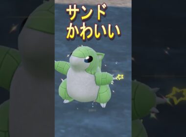 【ポケモンsv】たまたま見つけた色違い　サンド