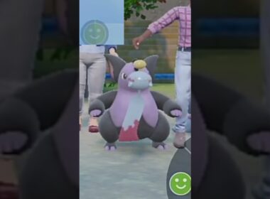 【チリーン】ポケモンエクササイズ【キタカミ図鑑No.143】#Shorts #pokemon