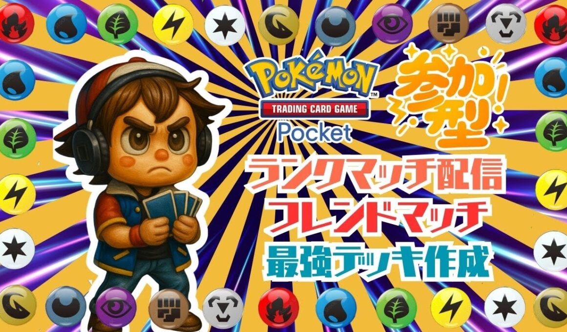 【 ポケポケ 】だーそのジムへようこそ🤗 新弾カードも集まって来たので、ランクマに潜るぞぉ💪 メンバーシップの方はカード交換も受付中✨