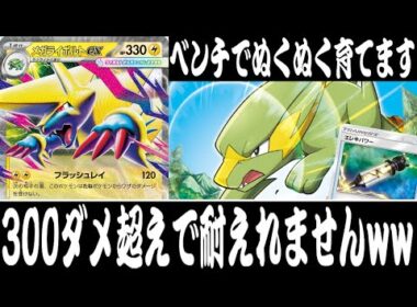 【ポケカ対戦】進化前が優秀すぎる！『メガライボルトex』デッキレシピ有【エクストラ/メガブレイブ/メガシンフォニア/しょこらてぃえ】