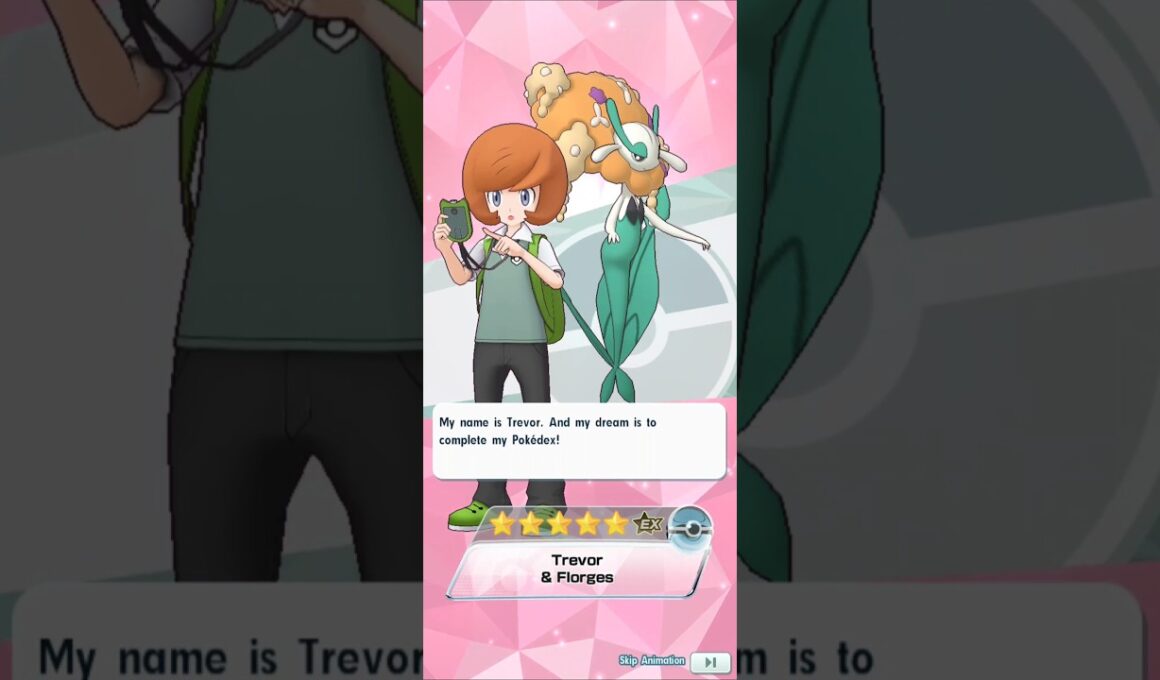 Trevor & Florges Pull #pokemonmasters #trevor #florges #pokemon #kalos