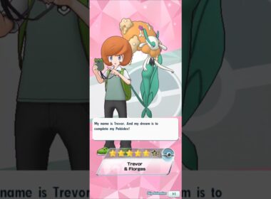 Trevor & Florges Pull #pokemonmasters #trevor #florges #pokemon #kalos