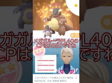 ✨キラ100％ガルーラ強化💪#ポケモンgo #pokemongo #pokemongoshorts