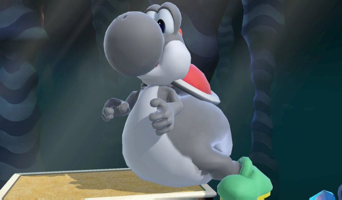 Gray Yoshi Vore  (Egg Lay)