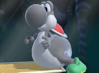Gray Yoshi Vore  (Egg Lay)