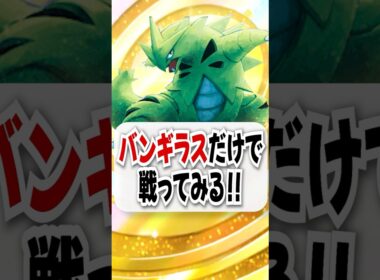 【検証】バンギラスだけでアルセウスに勝てるのか！？