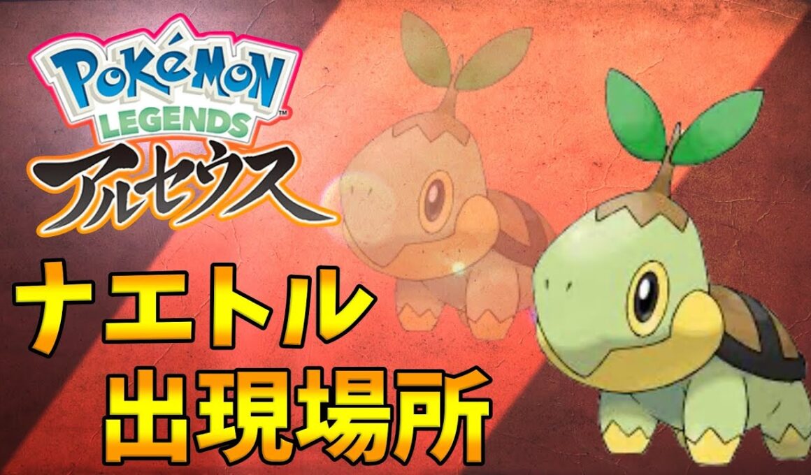 【ポケモンレジェンズアルセウス】ナエトルの出現場所