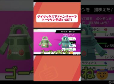 ダイマックスアドベンチャーでドータクンの色違いGET!ｗｗｗｗｗｗｗｗ #ポケモン #ポケモンsv#ゲーム配信者 #ポケモン剣盾 #ポケモン色違い #ポケットモンスター #pokemon