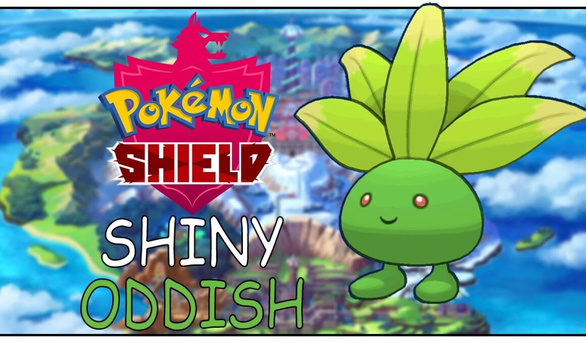 【Pokémon Shield | Galar Region Pokédex】#055 Shiny Oddish in Pokémon Shield. #ナゾノクサ