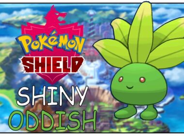 【Pokémon Shield | Galar Region Pokédex】#055 Shiny Oddish in Pokémon Shield. #ナゾノクサ