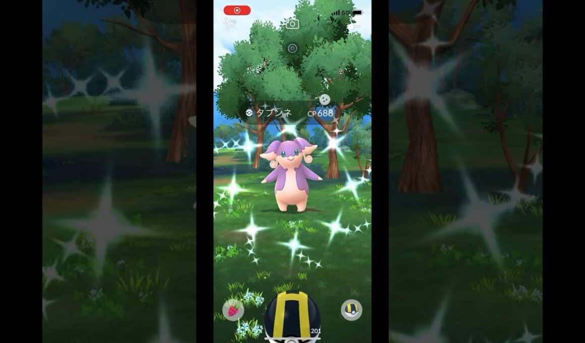 ポケモンgo 色違いタブンネゲットチャレンジ　かわいい　#pokemongo #shiny