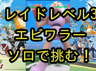 【ポケモンGO】カイリキーより強い？エビワラーにソロで挑む！