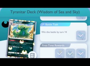 Pokémon TCG Pocket - Tyranitar Deck (Wisdom of Sea and Sky)