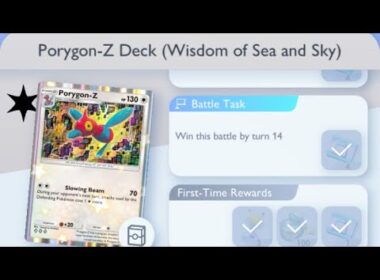 Pokémon TCG Pocket - Porygon-Z Deck (Wisdom of Sea and Sky) | Early Win Mission
