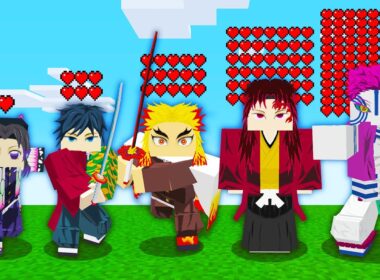 鬼滅の刃の柱や鬼に変身できる世界がヤバすぎた【まいくら・マインクラフト】