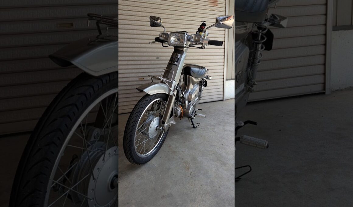 スーパーカブ50カスタム。CDI、イグニッションコイル等交換しました☺️#スーパーカブ ＃角目カブ