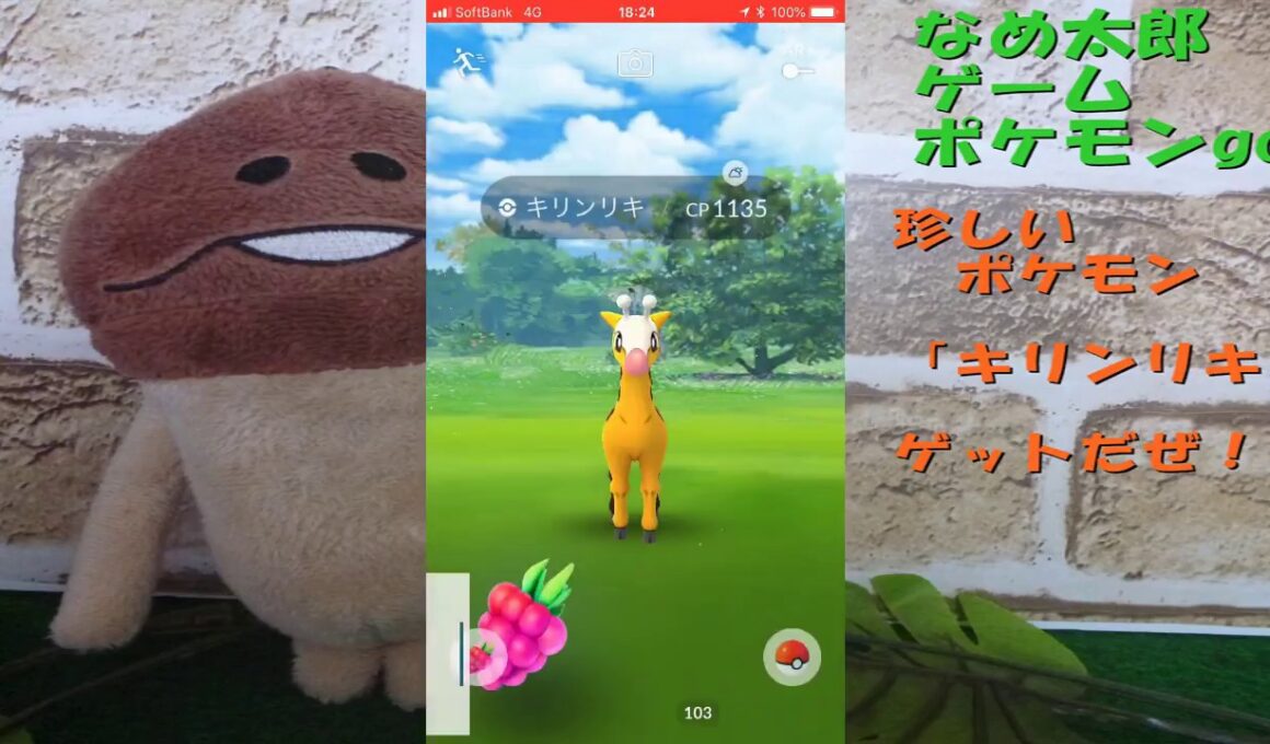 【ポケモンgo】珍しいポケモン「キリンリキ」ゲットだぜ！