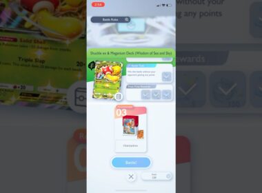 Pokémon TCG Pocket - Shuckle ex & Meganium Deck (Wisdom of Sea and Sky) | Flawless Victory Mission