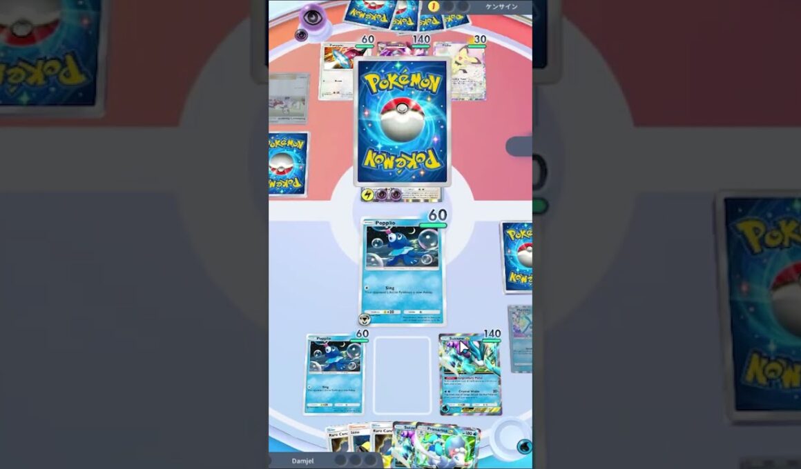 Popplio the hero! アシマリが今日も大活躍！ #pokemontcgpocket #secludedsprings  #ポケポケ #未知なる水域