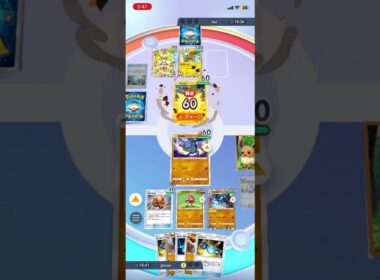 着実にポイントを獲っていく！リオルの強化されたジャブでラクライを一撃粉砕！！ #shorts #ポケモン #ポケポケ #pokemon