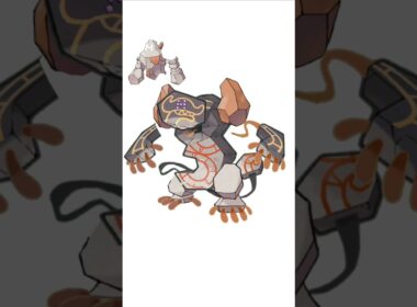 レジロック＋デスバーン。歩く石版　#ポケモンフュージョン #改造ポケモン  #伝説のポケモン #最強ポケモン #色違いポケモン