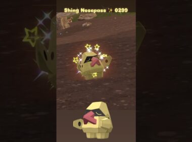 Shiny Nosepass ✨ 0299 caught in Pokemon Scarlet Teal Mask DLC in the Wild on Switch 2