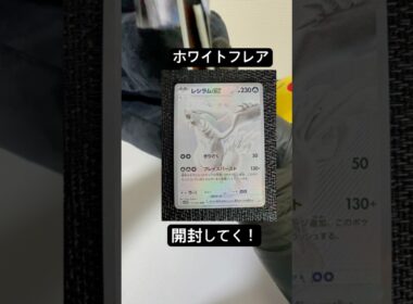 レシラムを狙ってくー！#ポケモンカード #ポケカ再販最新情報 #ポケカ #ポケモン #ポケカ開封 #ブラックボルト
