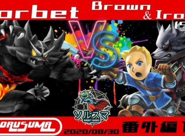 【#スマブラSP】#ソルスマ #番外編14 Brown (剣術Mii)  & いろは切断厨(ウルフ) VS そるべ (ガオガエン) 2025/08/30