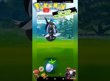 【Pokémon GO】奇跡！カプ・レヒレ色違いGET！！（ファミマでちいかわのパン？！）