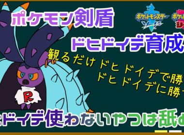 ドヒドイデ使わないやつは舐めプ！？【パッチラゴンに勝てる型があるらしい！くろいきりで決まりでしょ！！】