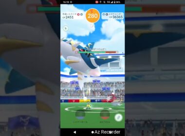 ポケモンGO「5人参加メガレイド！メガサメハダーを普通に戻してGETするまで」