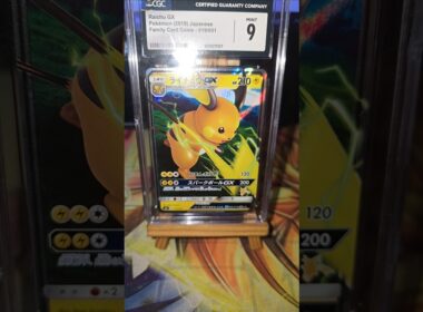 Raichu GX ライチュウ GX  Sun & Moon Family   CGC 9  Pokémon PocketMonsters #cgc