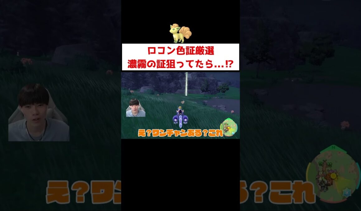 ロコン色証厳選 #ゲーム実況 #shorts #ポケモン #ポケモンSV #ロコン #色違い #厳選
