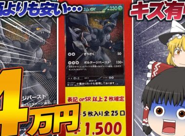 BWRゼクロムが何故か4万円で手に入る自動販売機ガチャを最後まで買ってみた結果…【ポケモンカード】【ゆっくり実況】