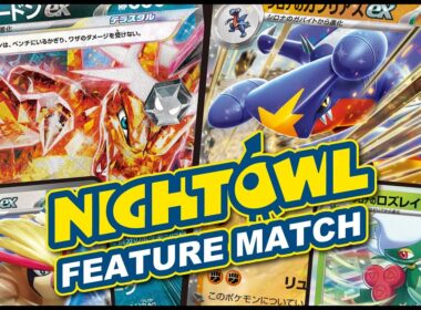 【夜ふかしポケカ大会フィーチャーマッチ】リザードンexVS シロナのガブリアスex【ノーカット版】