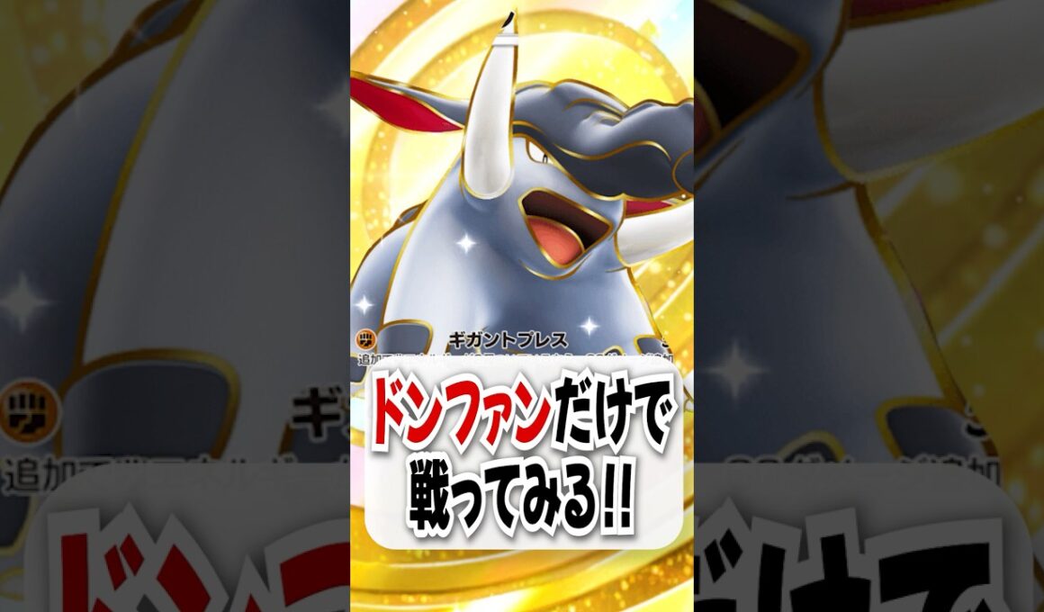 【検証】ドンファンEX単騎でウツロイド・クロバットに逆転勝利なるか!?