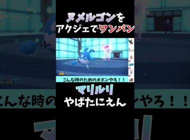 【ポケモンSV】マリルリの火力やばたにえん