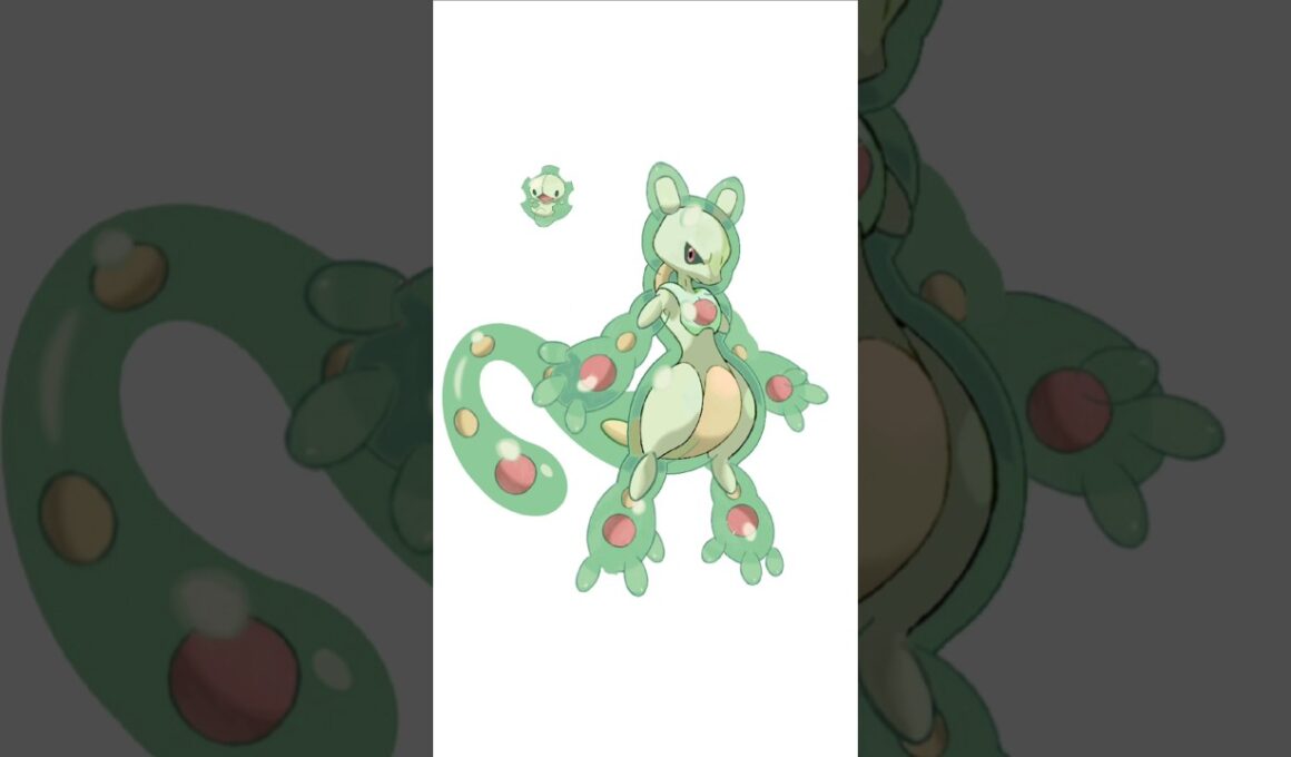 ミュウツー＋ランクルス。培養生命体　#ポケモンフュージョン #改造ポケモン  #伝説のポケモン #最強ポケモン #色違いポケモン