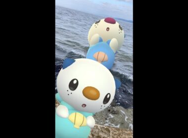 ミジュマル｜Oshawott｜フタチマル｜Dewott｜ダイケンキ｜Samurott｜ShinyPokémon ｜AR動画｜PoKeMoN GO AR｜#Shorts