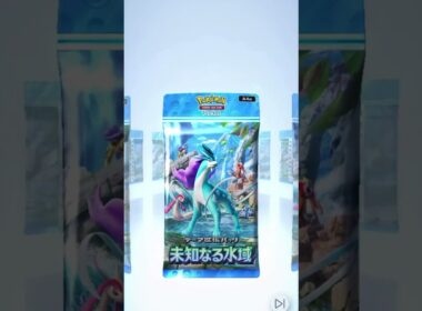 【1日1回ポケカ開封323日目】ワンパチ旅の行商人と似たカバンがあるから行商人のポケモンと考えるとパック内の繋がり感じるからいいよね【時空の激闘】【未知なる水域】