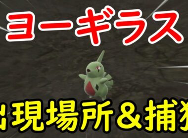 【ポケモンSV】野生のヨーギラス出現場所＆捕獲チャレンジ‼