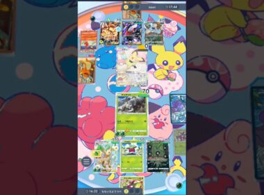 【ポケポケ】アイアントで山札トラッシュするも一番いらないベビーポケモンだった件について【ポケカアプリ】 #リーフィアex #アンノーン #ランクマ